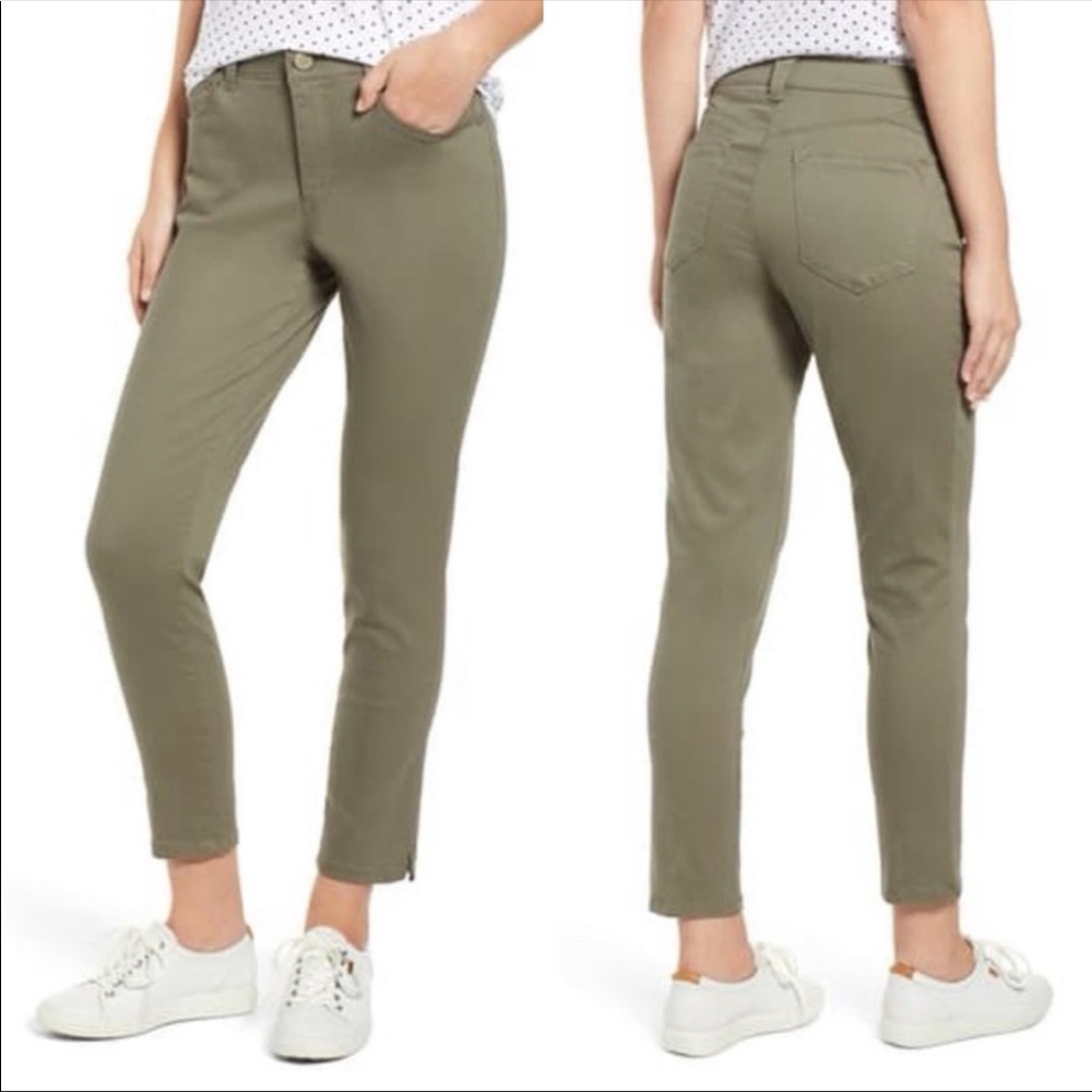 Wit & Wisdom High Waist Ankle Skinny Pants 💚